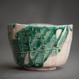 Tea Bowl Cup Chawan Matcha Handmade Japanese Ceremony ceramic pottery Tea bowl Cup Gift for her