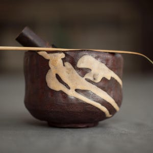 Handmade Stoneware Chawan: Japanese Tea Ceremony Bowl