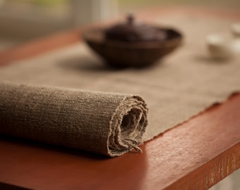 Chabu de linho vintage tecido à mão | Toalha ucraniana para cerimônia do chá