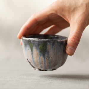 Yunomi Coffee cup Chawan Matcha Japanese Tea Cup Bowl Ceremony  Handmade ceramic pottery Tea bowl Cup Gift for her Chado