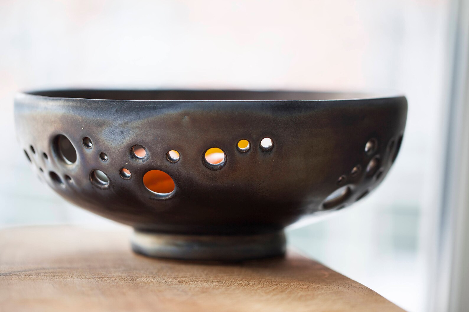 Decorative ceramic bowl Wedding gift for her Ceramic fruit Etsy