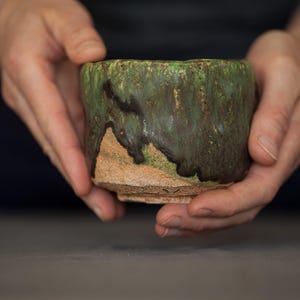Hand formed Matcha Bowl Chawan Tea Cup Japanese Styled Tea Ceremony