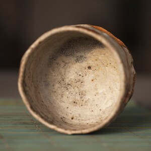 Wood fired Tea Bowl Chawan Matcha Anagama Kiln Hand formed with Chino glaze Japanese Styled Tea Ceremony image 3