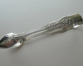 Lovely Vintage King 39 s and Shell Pattern Silver Plated Sugar Tongs, Ice Tongs