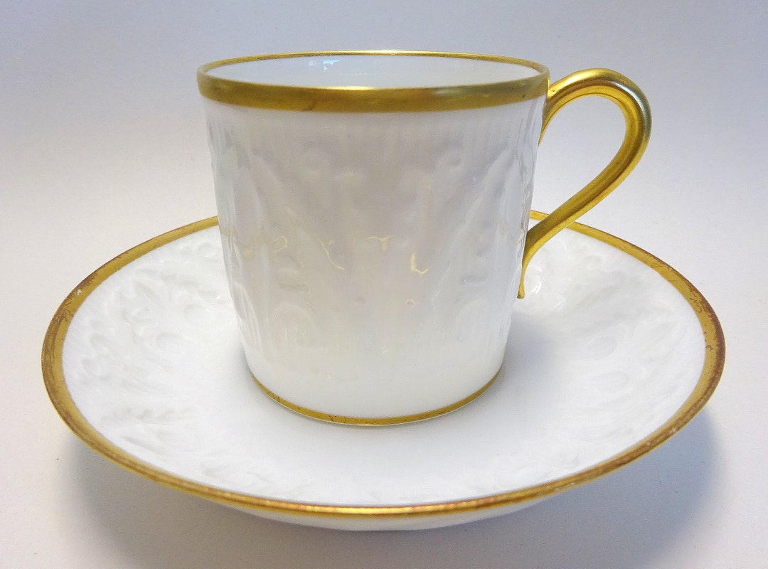 Vintage Haviland Limoges Coffee Cup and Saucer White and Etsy UK