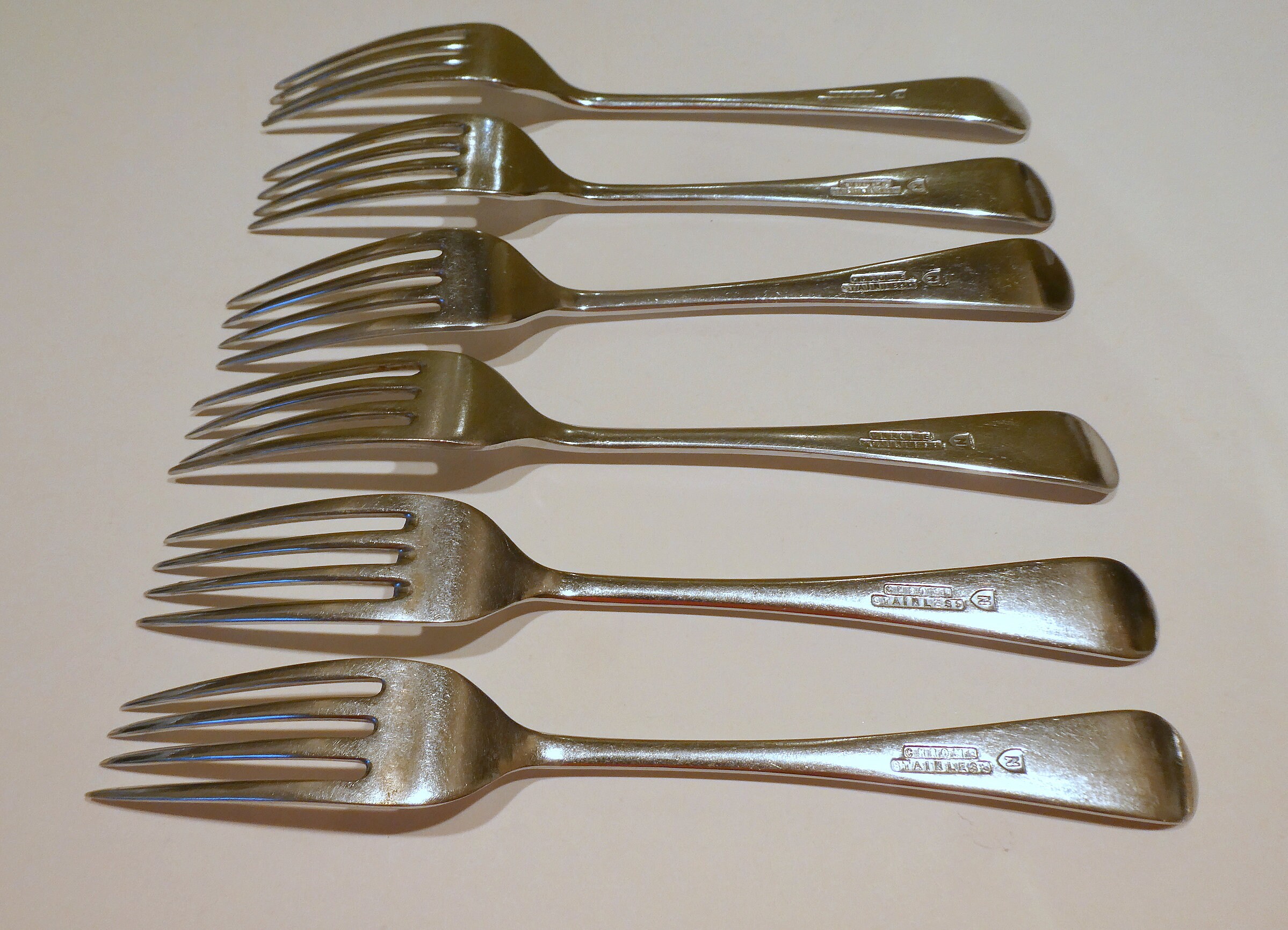 Vintage Dessert Forks Salad Forks Set of 6 Old English Etsy