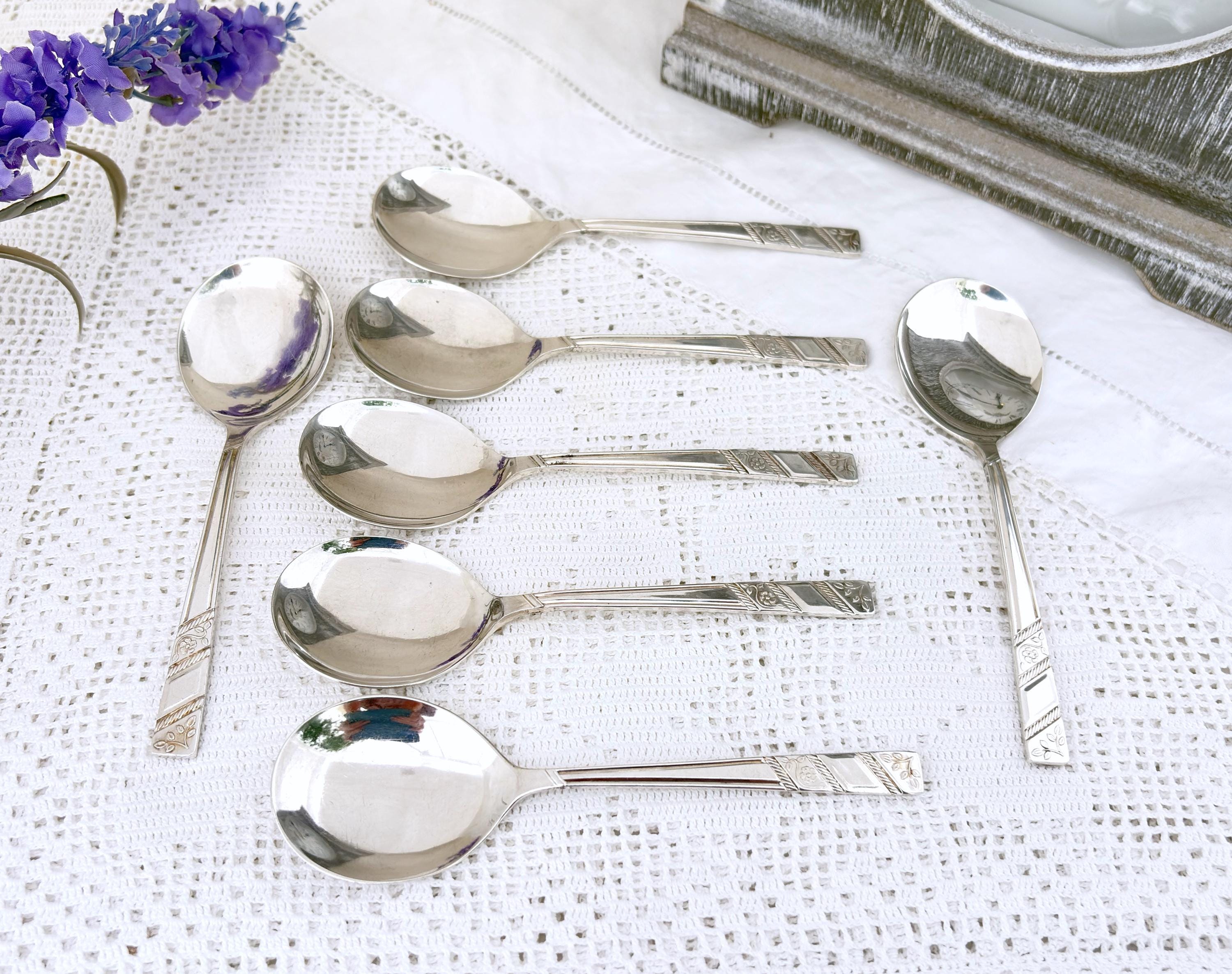 【英国】 キングスパターン アイススプーン 6本 / サーバー 1本 英国】 キングスパターン アイススプーン 6本 / サーバー 1本 イギリス