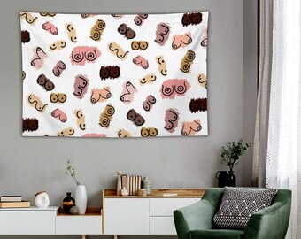 Wood Slice Boobs Nude Girls Body Tapestry boob tits Boobs Custom Photo