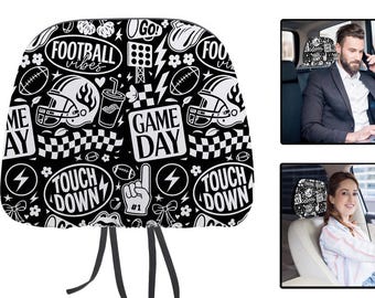 Fundas para reposacabezas de coche con foto personalizada de Team Sports: ajuste universal, juego de 2