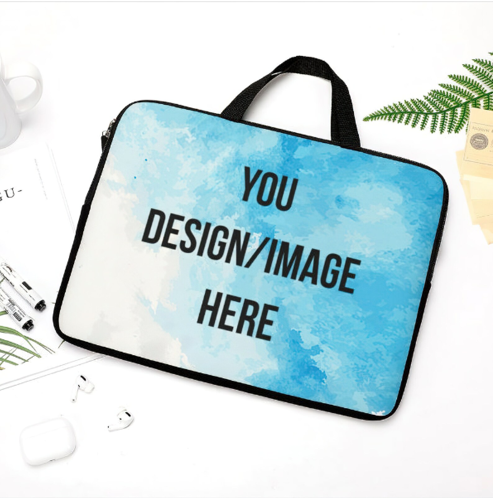Custom Laptop Bag Personalised Laptop Case Gift for University Uni