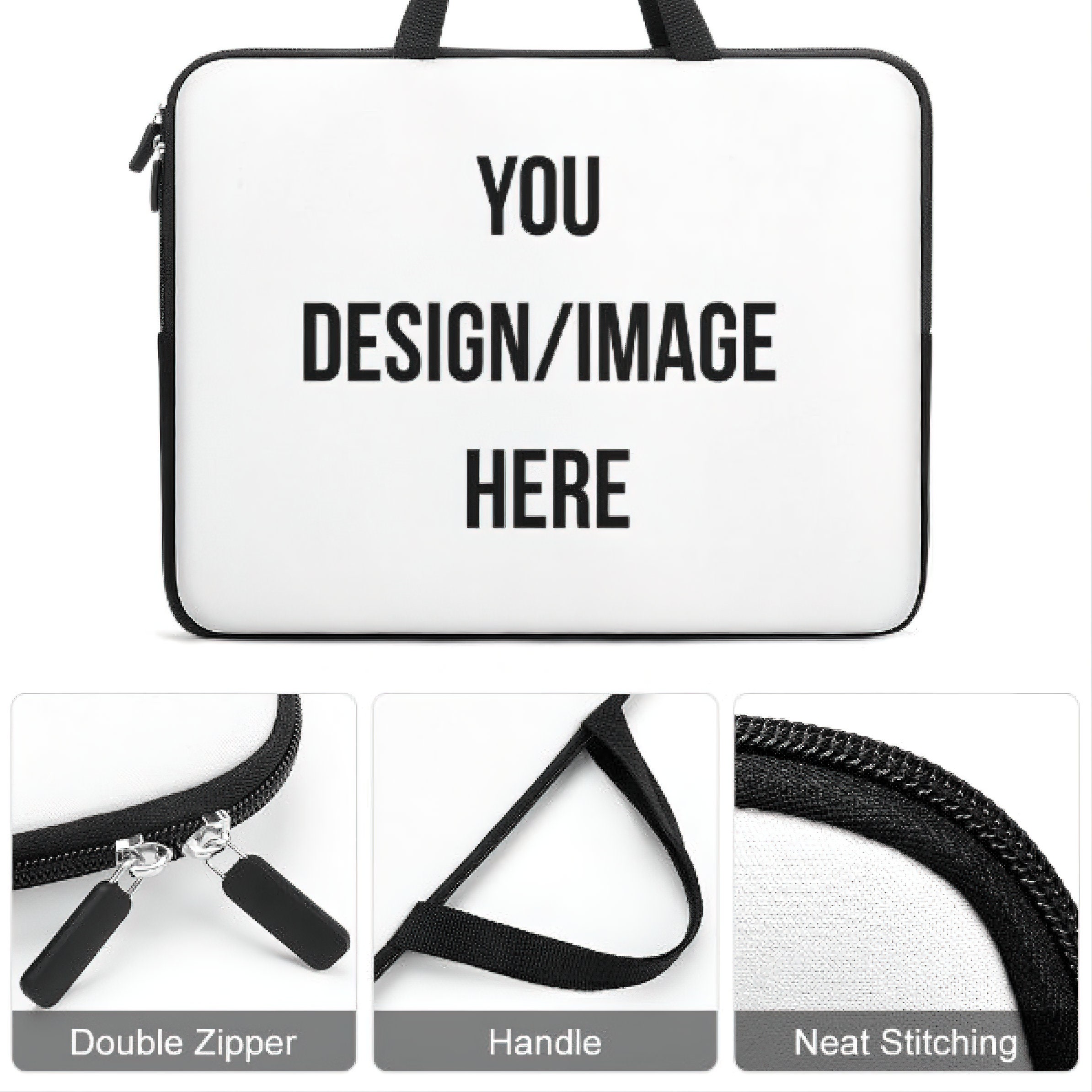 Custom Laptop Bag Personalised Laptop Case Gift for University Uni