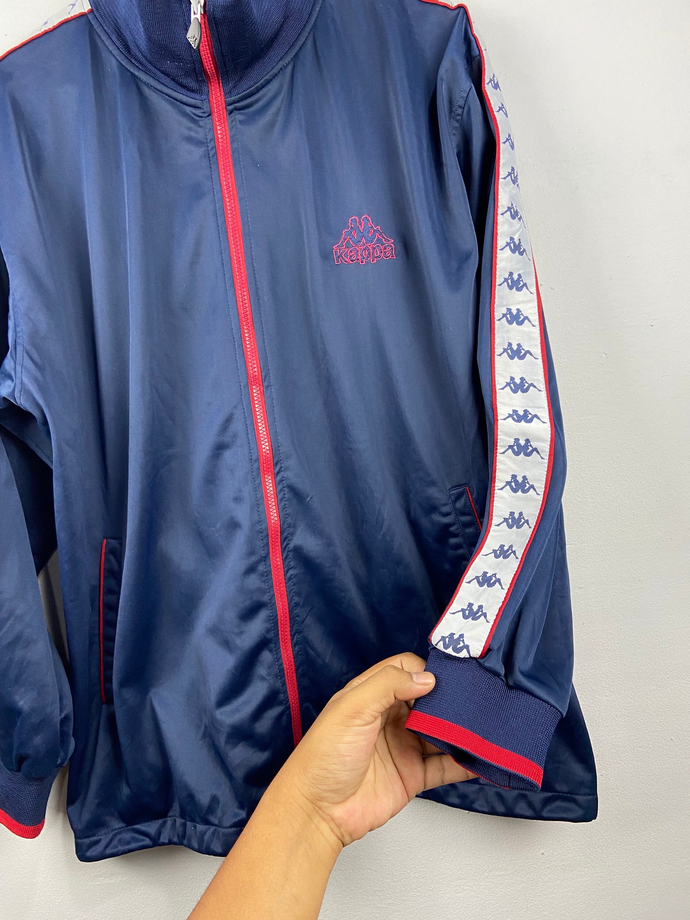 Vintage Kappa Zipper Jacket Large Unisex Kappa Italia Side Vintage Kappa Zipper Jacket Large Unisex Kappa Italia Side