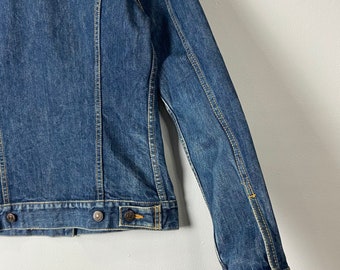 Vintage Japanese Brand 1996 Trucker Denim Jacket Small Japan