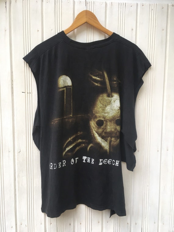 Vintage Napalm Death Order of the Leech Distressed Tees Shirt - Etsy