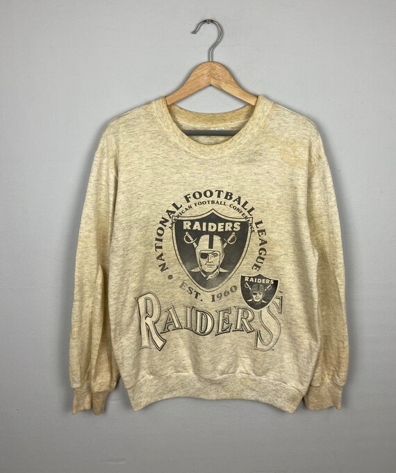 1960 NFL Raiders Las Vegas Raiders American Football NFL Sportwear Sweater Medium Vintage Raiders Crewneck Pull Over Sweatshirt Size M Etsy