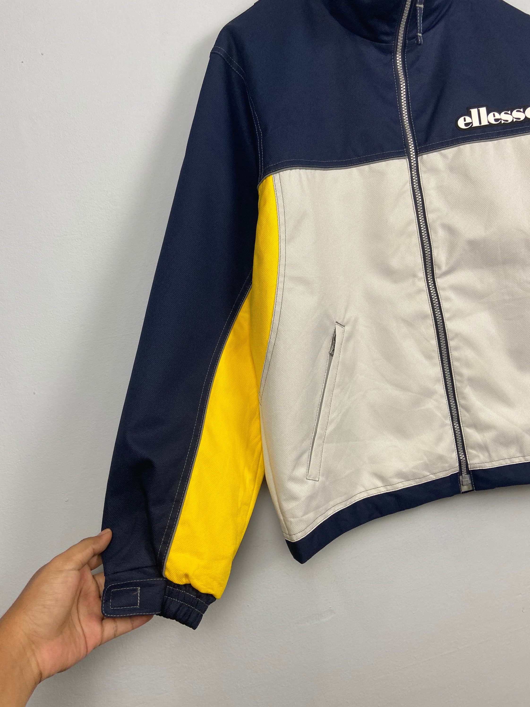 Vintage Ellesse Ski Wear Blue Jacket Large Ellesse Italia