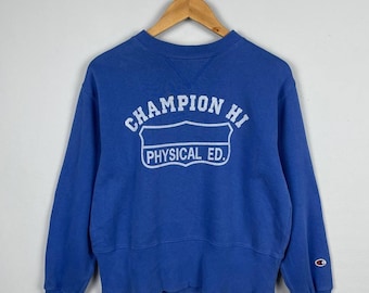 Vintage Champion Jumper Crewneck Medium Champion Usa Sportswear Black Sweater Champion Pullover Champion Sweatshirts Size M