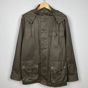 Vintage Banana Republic Corbridge Jacket Medium Casual Jacket Brown Jacket Vintage Banana Republic Harrington Coat Size M