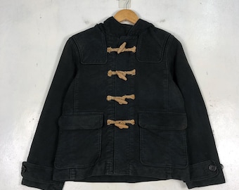 Vtg 90s Margaret Howell Navy Blue Duffle Coat - Etsy Israel