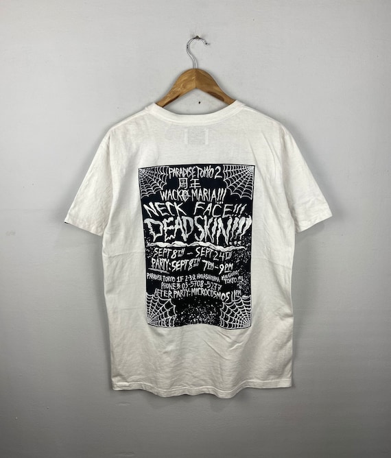 トップス WACKO MARIA GUILTY PARTIES Wacko Maria the Guilty Parties Neckface Deadskin White