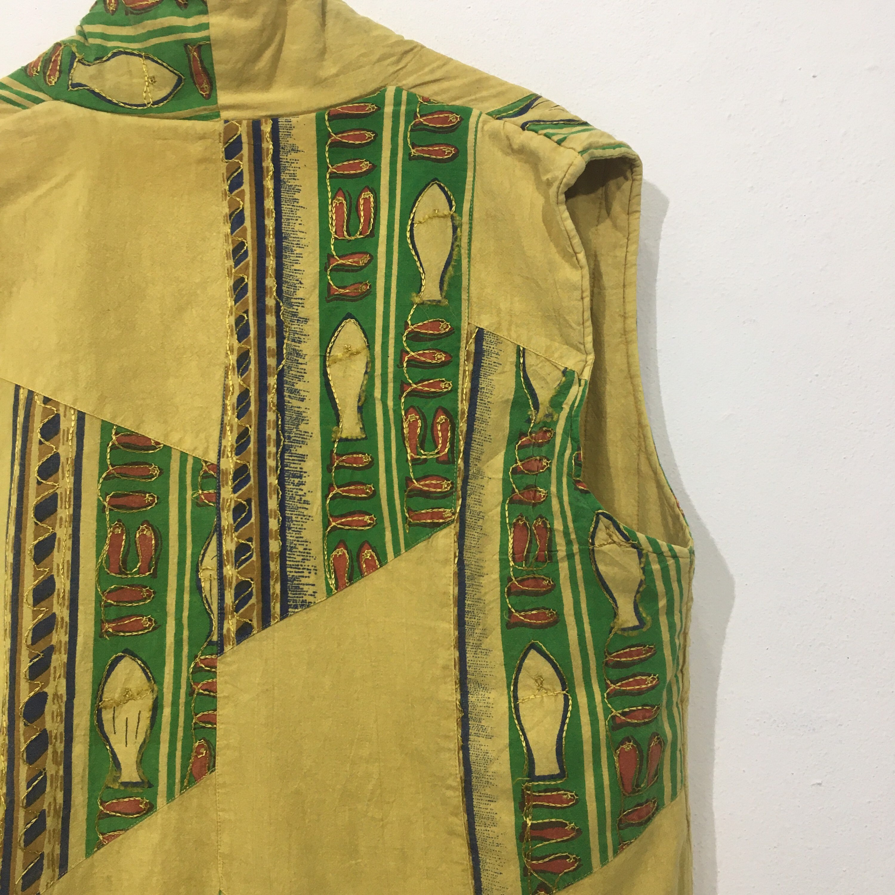 Japanese Brand Fashionist Abstract Embroidery Vest Jacket - Etsy