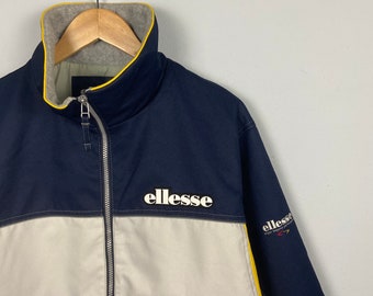 Vintage Ellesse Ski Wear Blue Jacket Large Ellesse Italia