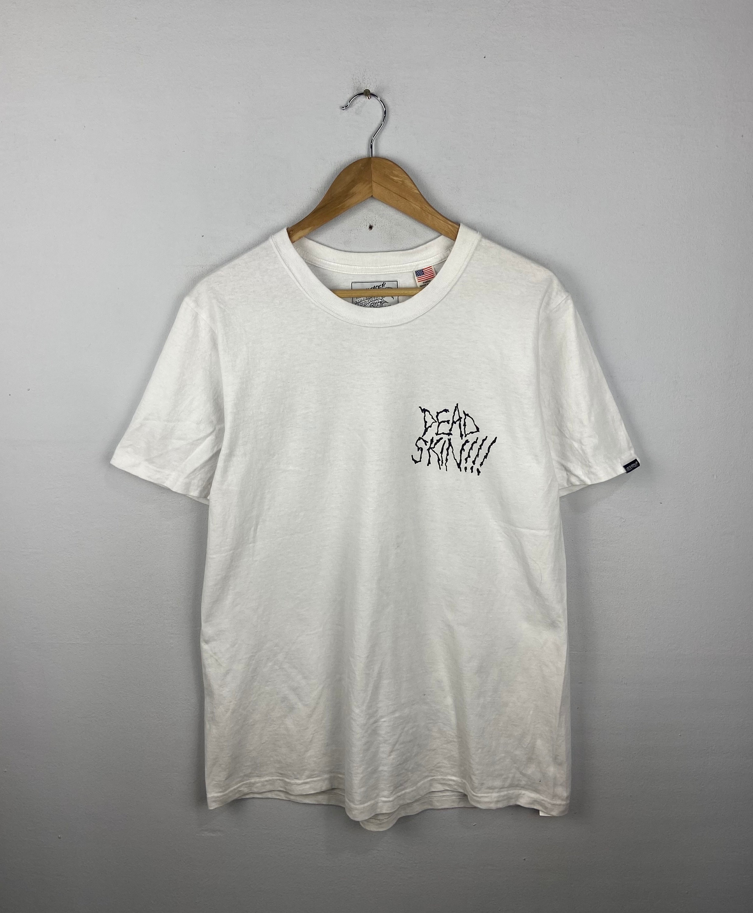 Wacko Maria the Guilty Parties Neckface Deadskin White Tshirt Size