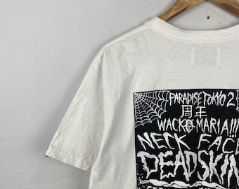 Wacko Maria the Guilty Parties Neckface Deadskin White Tshirt Size