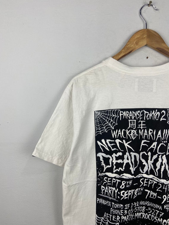 トップス WACKOMARIA/NECK FACE SHIRT L Wacko Maria the Guilty Parties Neckface Deadskin White