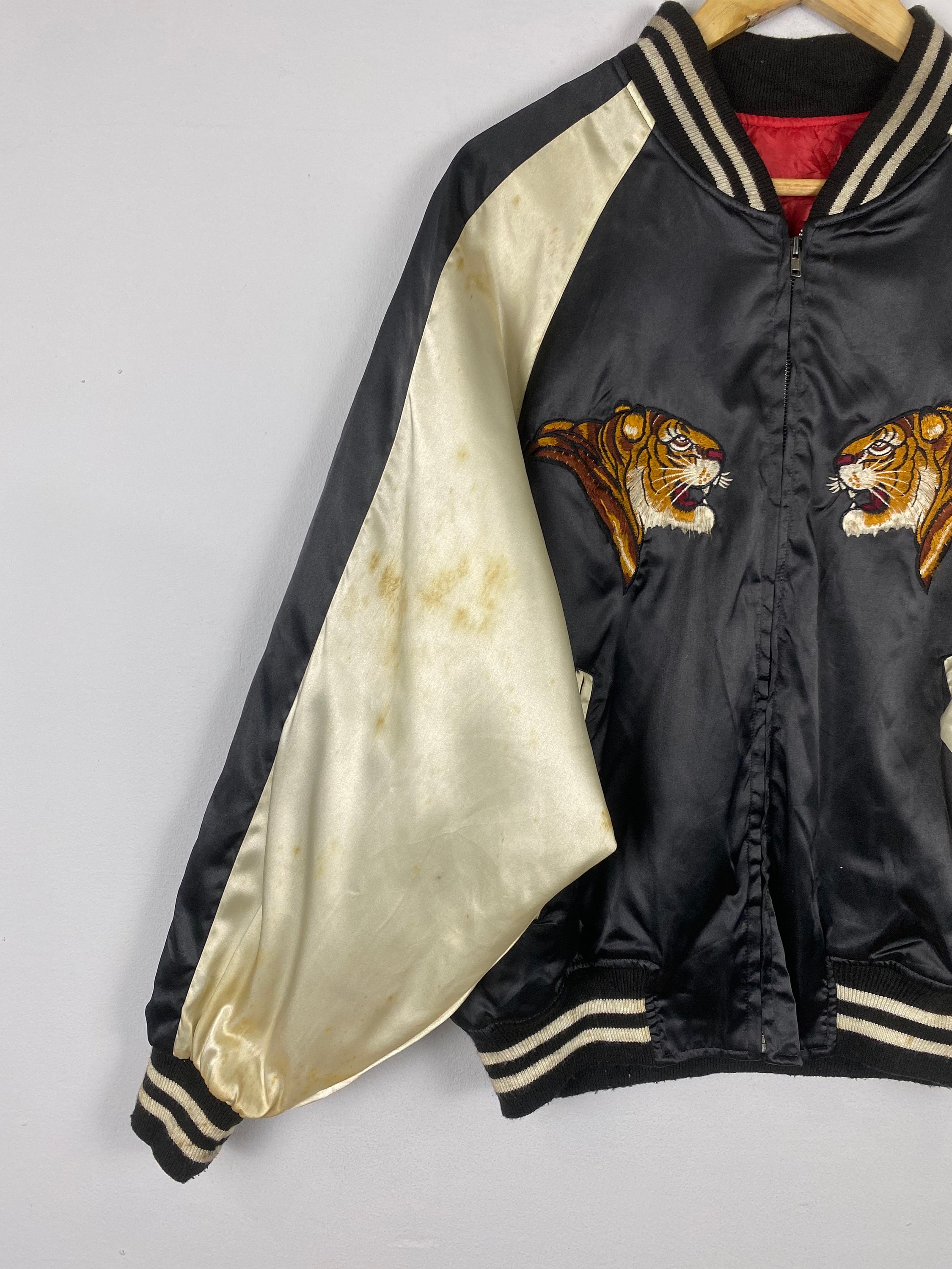 Vintage Tigers Souvenir Jacket Vintage 90s Sukajan Tokyo Vintage Tigers Souvenir Jacket Vintage 90s Sukajan Tokyo