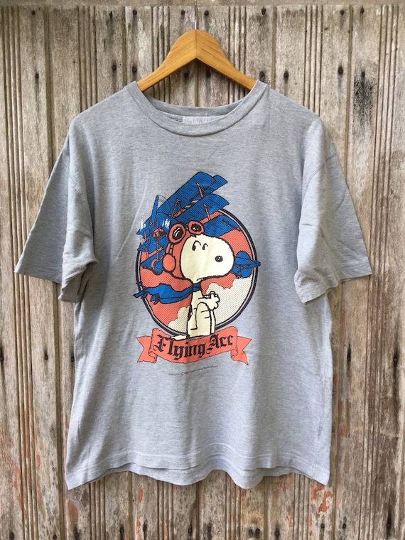 Vintage Snoopy Flying Ace Tees Shirt
