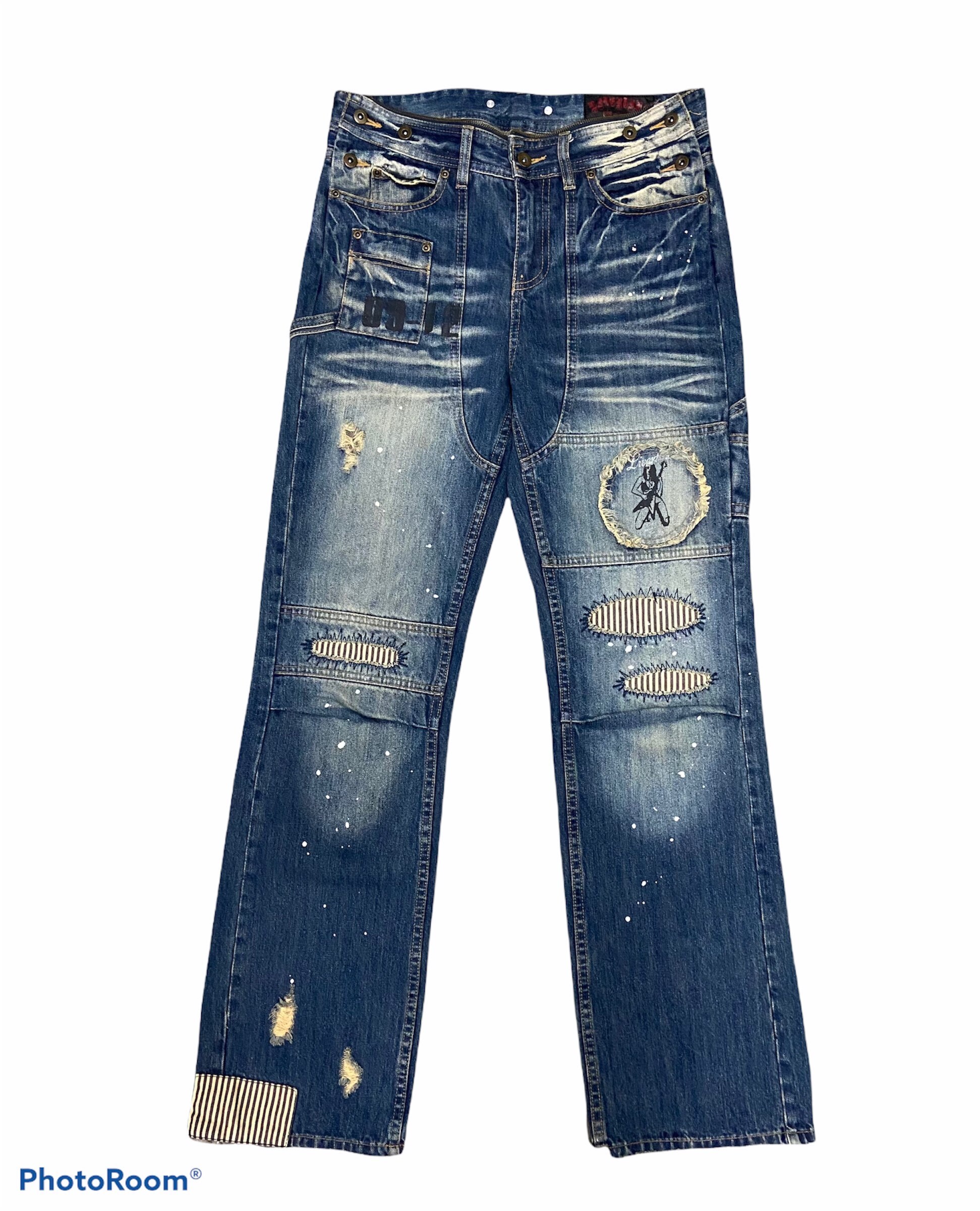 PERSONSOUL★PatcheEmbroidery Jeans 刺繍 日本未入荷 PL26 PERSONSOUL☆PatcheEmbroidery Jeans 刺繍 日本未入荷 PL26