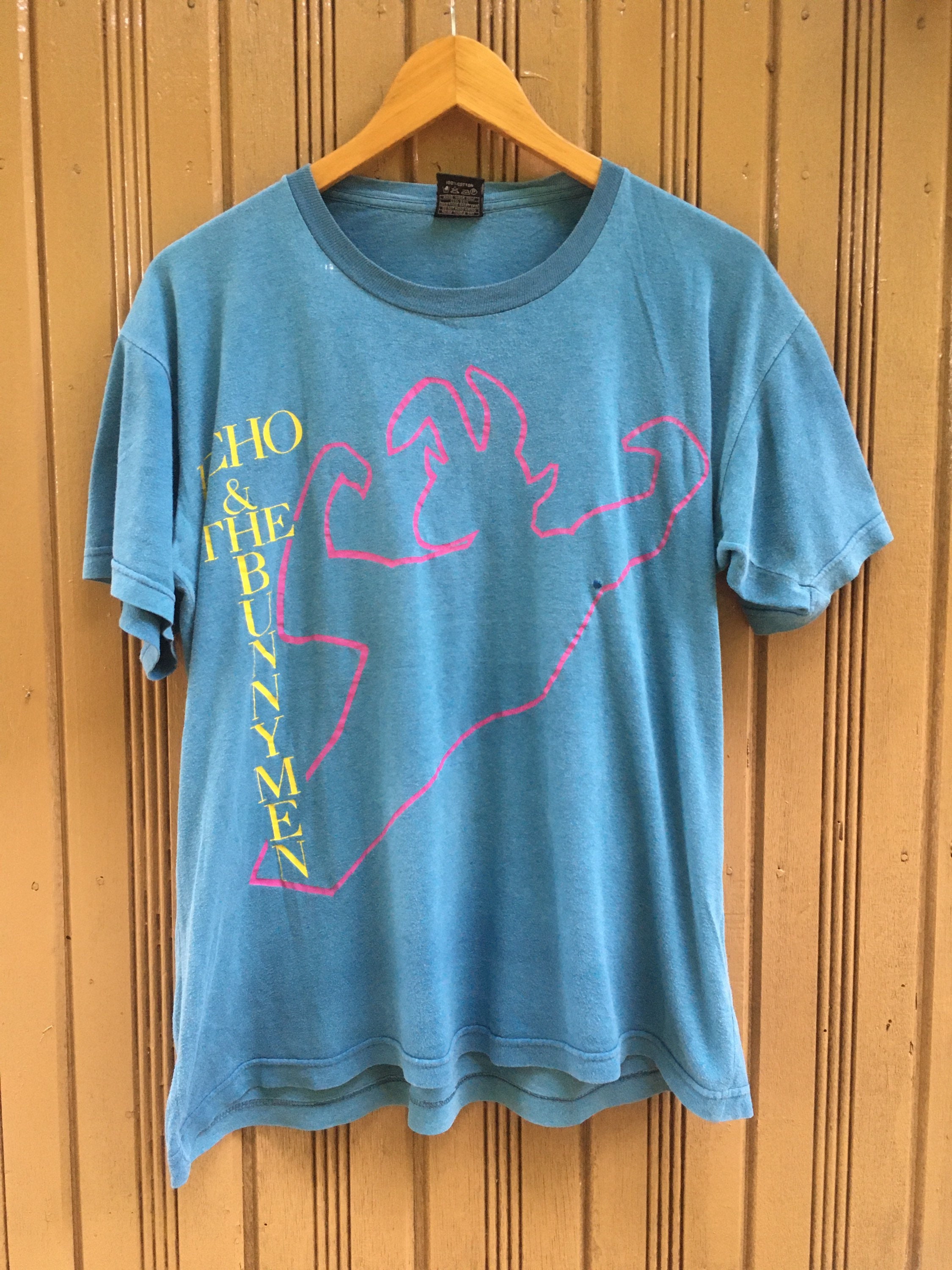 Vintage Echo & the Bunnymen English Rock Band Tees Shirt Size 