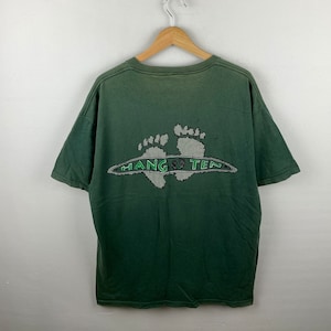 ヴィンテージ 90年代 ハングテン サーフィン サーファー Tシャツ L ヴィンテージ 1990年代 ハングテン レア アイコニック サーフ カリフォルニア サーフ Tシャツ グリーン サイズ L