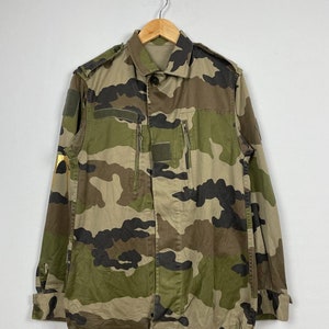 Chaqueta de campo militar vintage acolchada, gran parka utilitaria, chaqueta bomber de camuflaje, cortavientos, unisex, verde, talla L