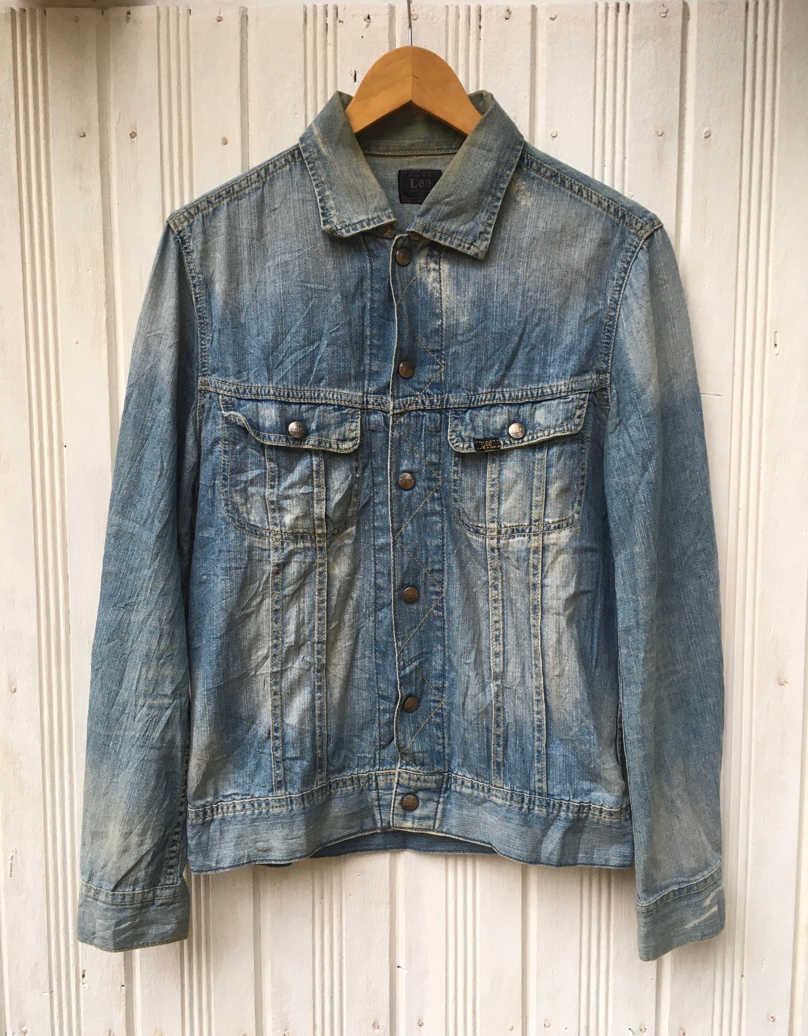 Vintage Lee Exclusive Denim Button Jacket Size Medium | Etsy