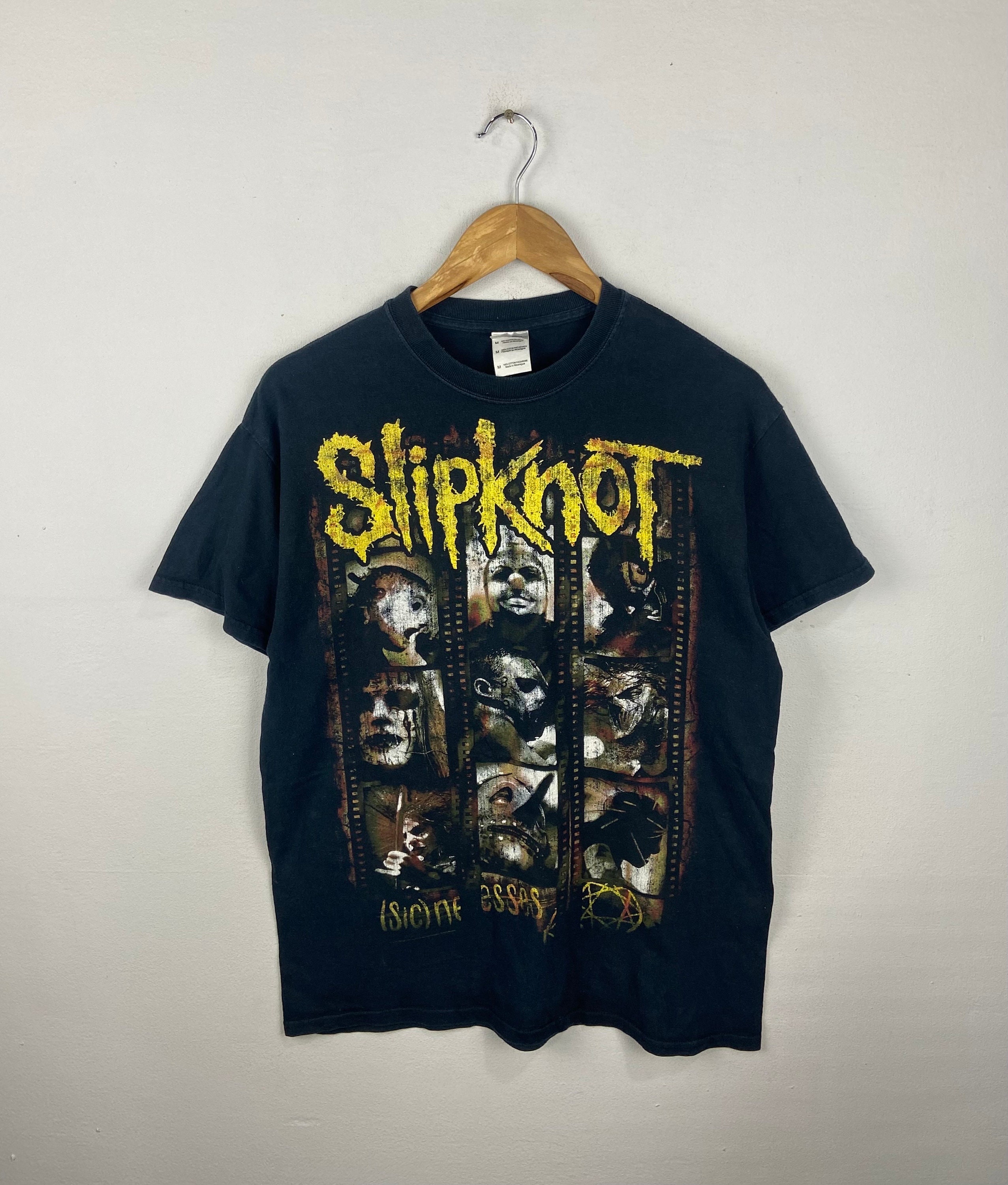 kk 90s Slipknot パーカー XXL Rare Vintage 90s Slipknot Iowa Masks Shirt - TokoPyramid