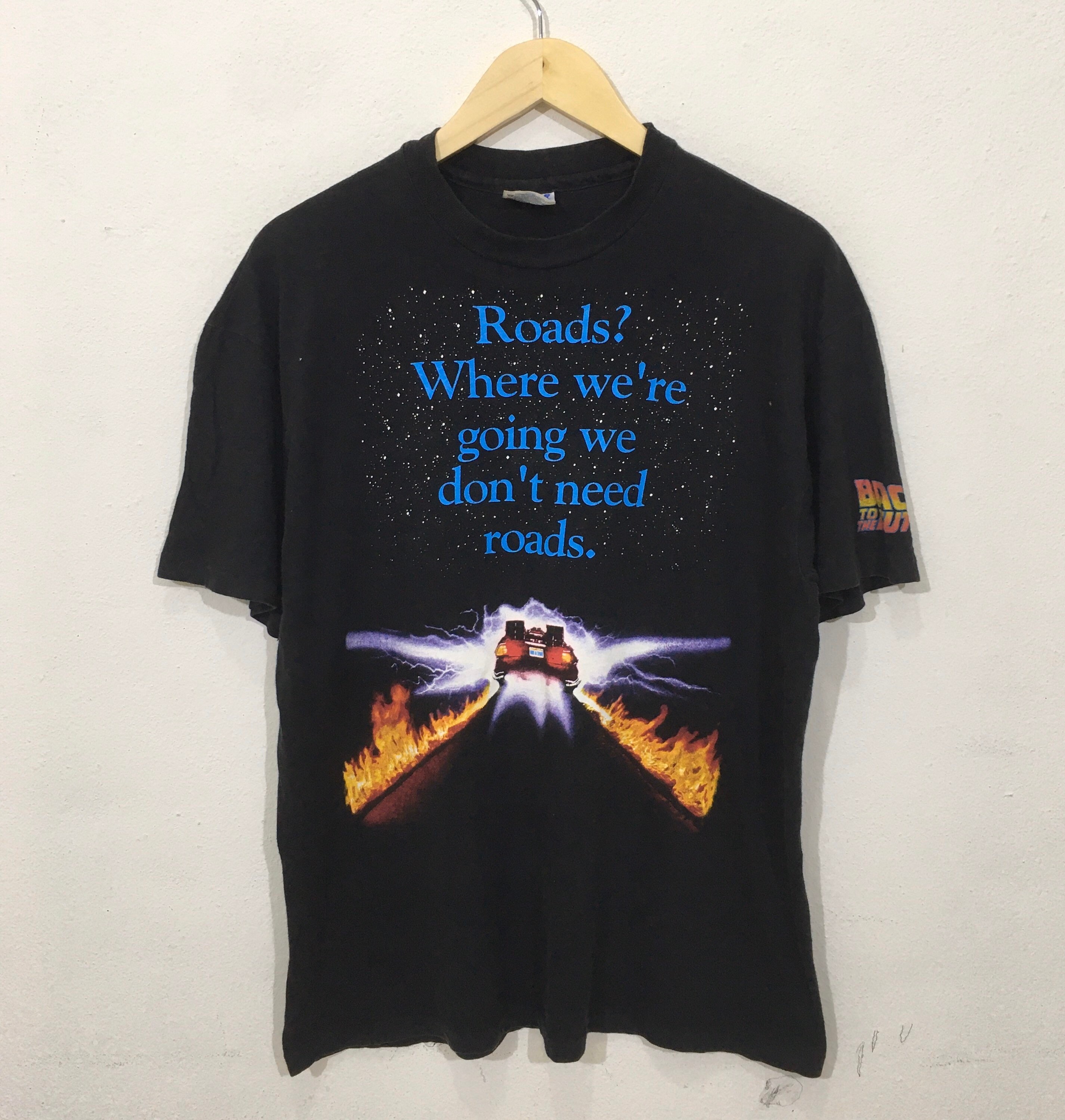 vintage 90sバックトゥーザフューチャー Tシャツ Mサイズ-