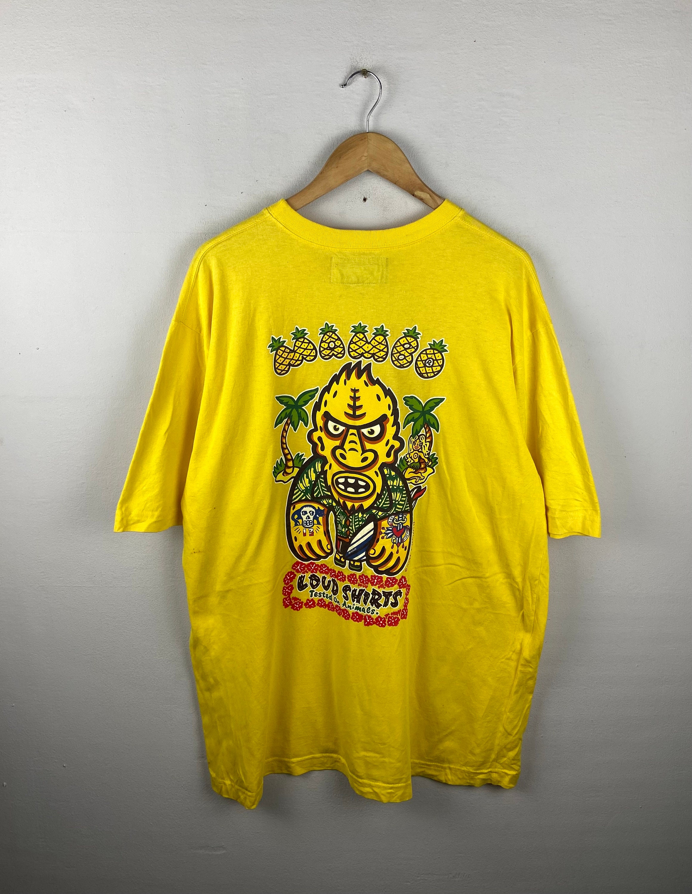 レア　Mambo LOUD SHIRTS アロハ 柄シャツ Vintage Mambo Loud Australian Beer Tree Rare Hawaiian Shirt