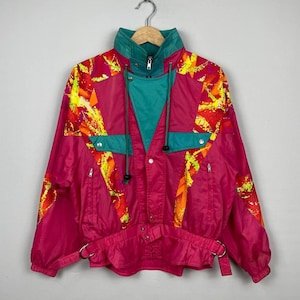 Vintage Japanese Brand Pulse Sport Winter Athletic Winter Ski Jacket Ski Wear Snowboarding Jacket Japanese Brand Warmer Skiing Jacket Size M