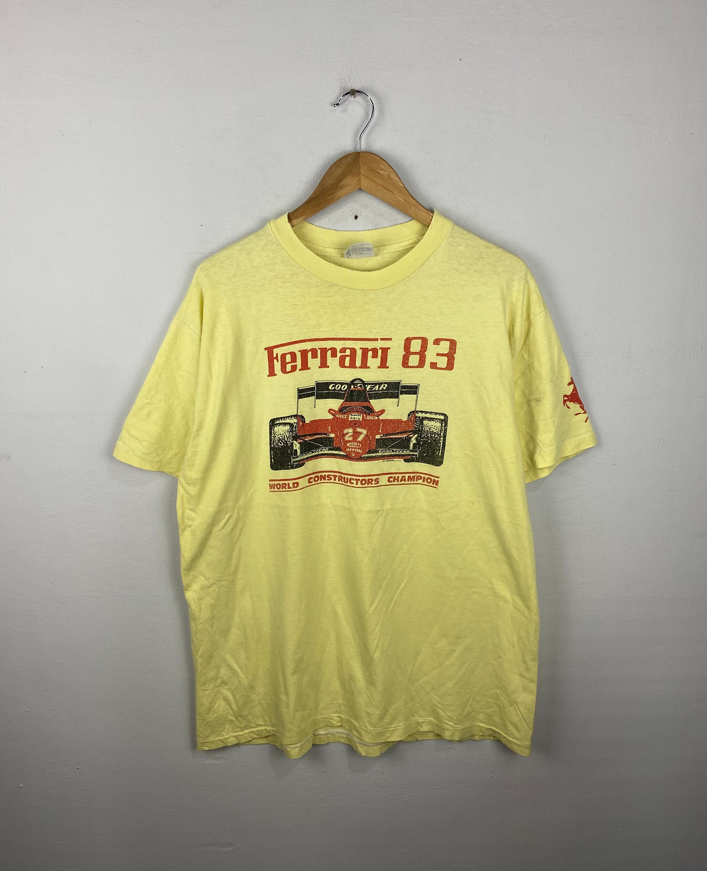 Vintage 80s Ferrari 83 Formula 1 Ferrari World Champion