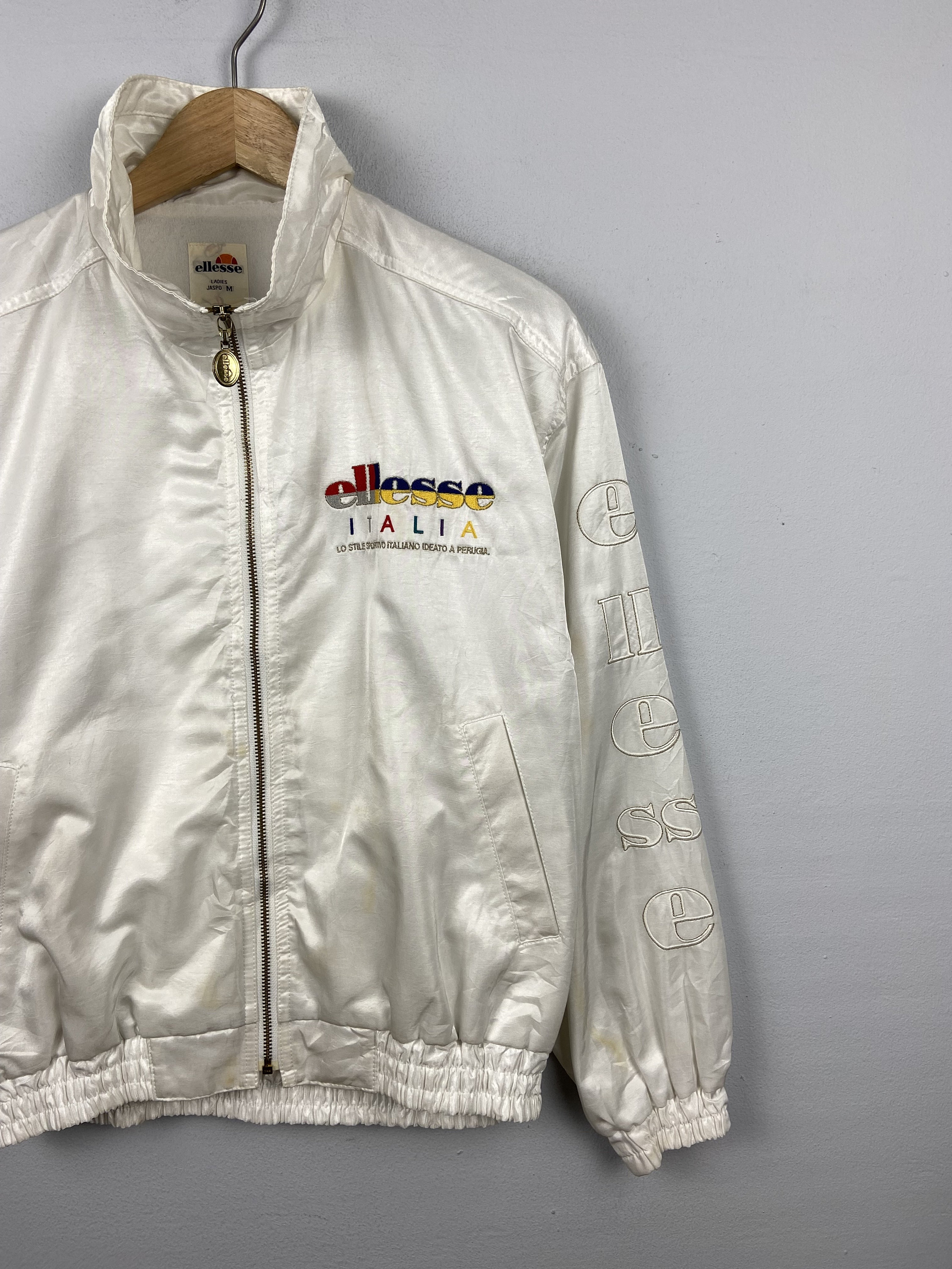 Vintage 90s Ellesse Italian Bomber Jacket Ellesse Sportwear Outerwear  Vintage 1990s Ellesse Bomber Windbreaker Jacket Size M - Etsy