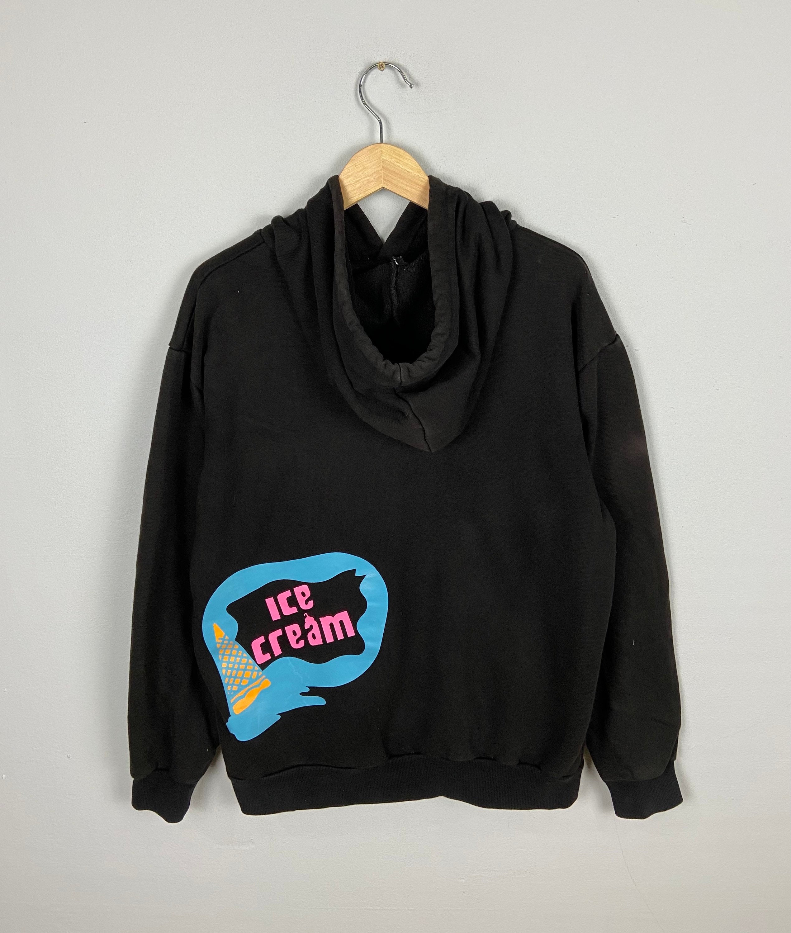 パーカー・フーディ ICECREAM Men Hoodies IC25236 BLACK SP25_SP2_451-2305-BLACK_LAY-