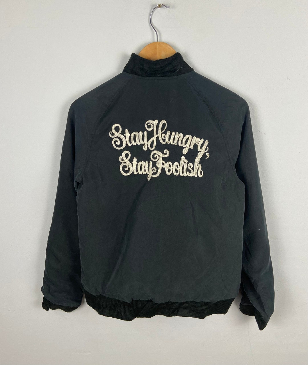 STAY FOOLISH Jacket (Black) - ZUTOMAYO MART