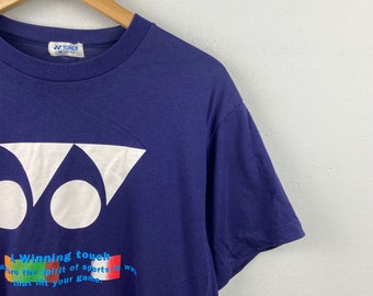 Vintage Yonex Badminton Sport Blue Medium Japanese Brand