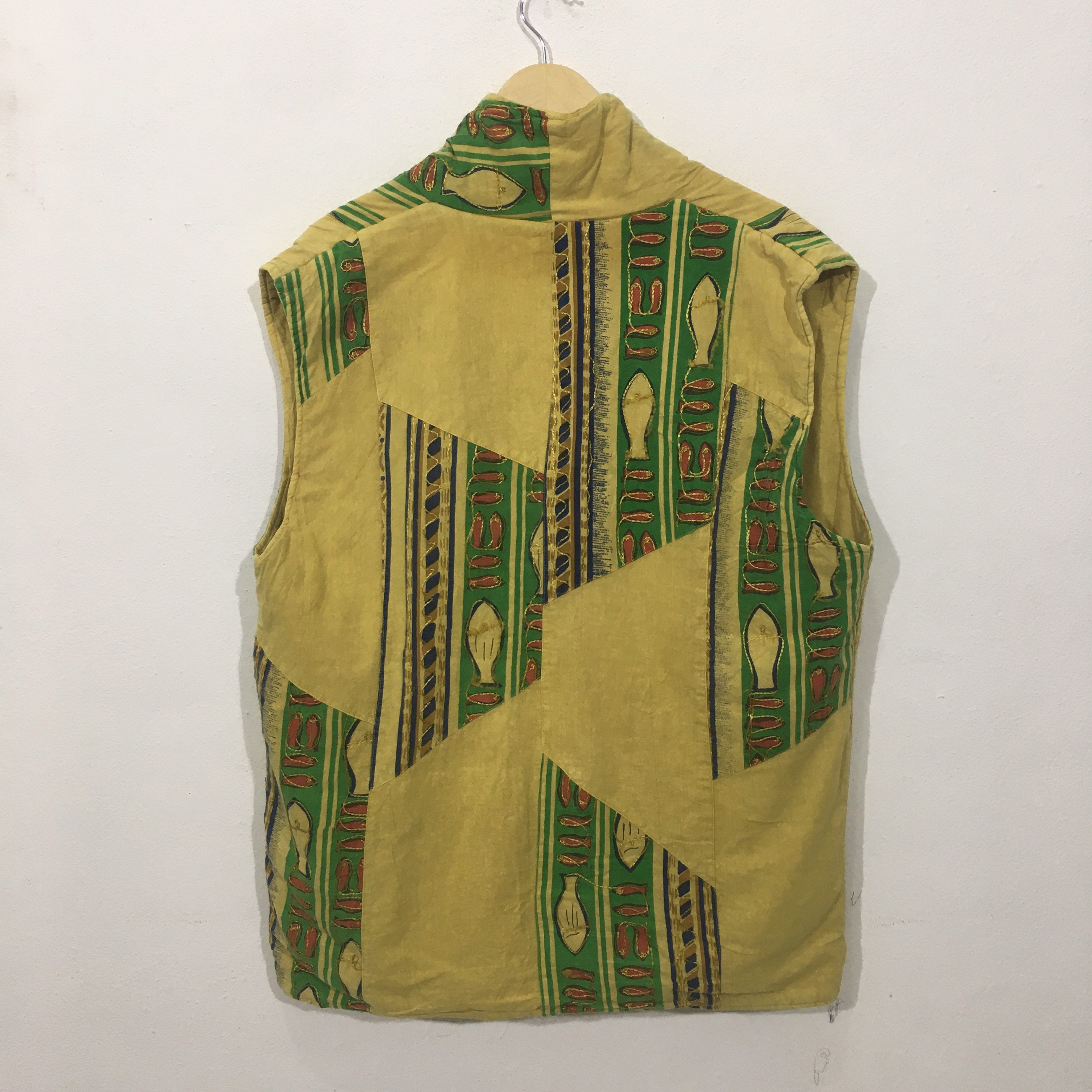 Japanese Brand Fashionist Abstract Embroidery Vest Jacket - Etsy