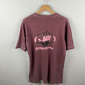 Vintage Body Glove Surf Skate Skateboard Surf Medium 1990s Body Glove Surf Tshirt Size M