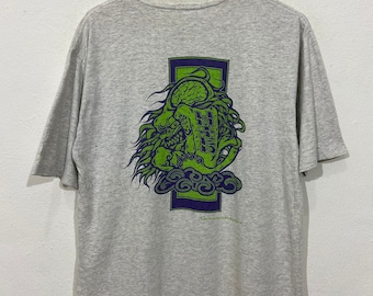 90's Vintage 1990 SANTA CRUZ Skateboards Bod Boyle T Shirt Large
