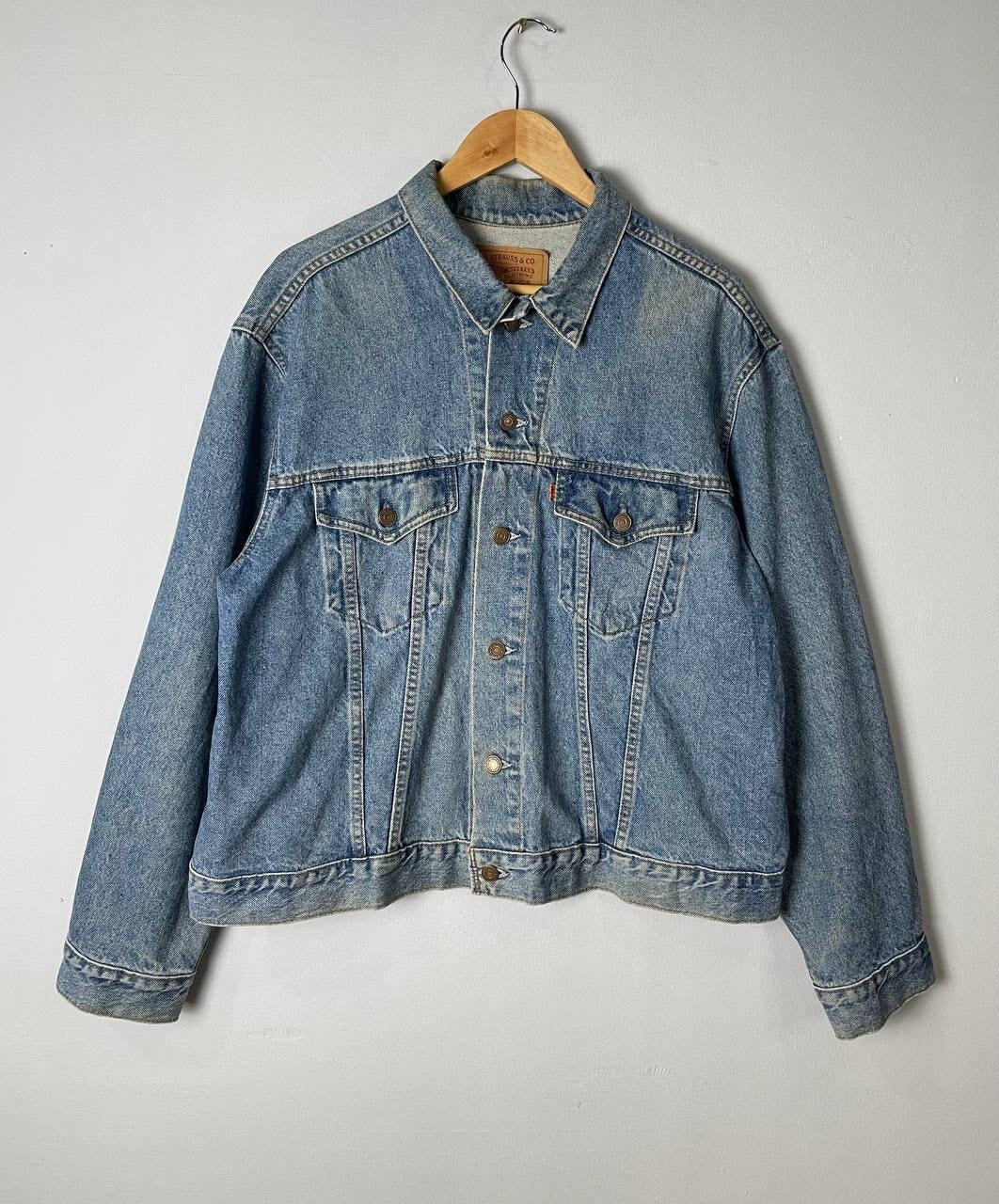 90s Levi's denim jacket オレンジタブ size44 Levi's 00's Orange Tab Denim Jacket G Jean 44 Blue Cotton