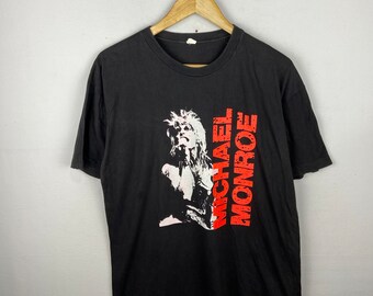 Vintage Michael Monroe Not Fuckin It Tour Japan T-shirt - Etsy